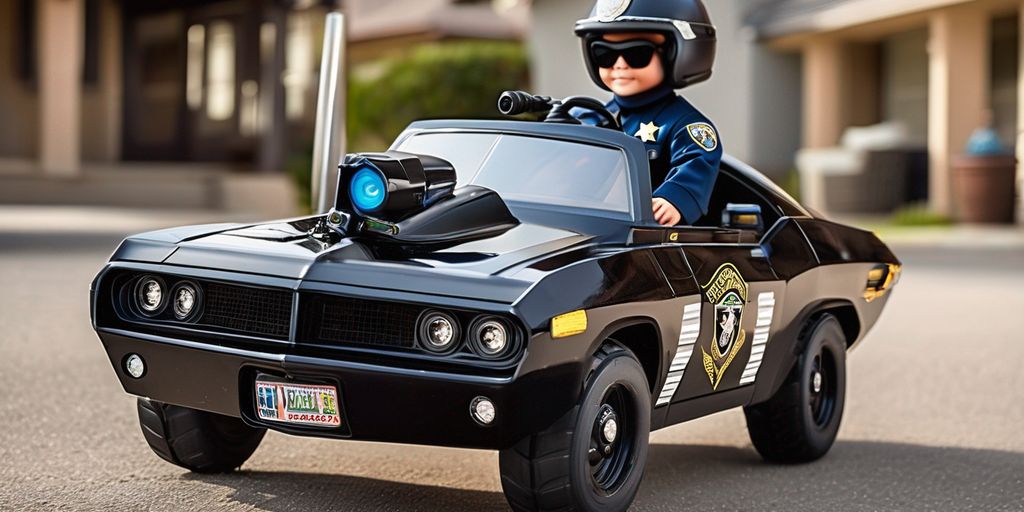 Hellcat Police Car Ride On Adventure for Kids