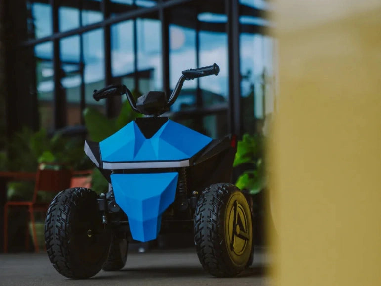 Cover Pic of The Blue Mongoose ATV Quad by Tough Trucks For Kids