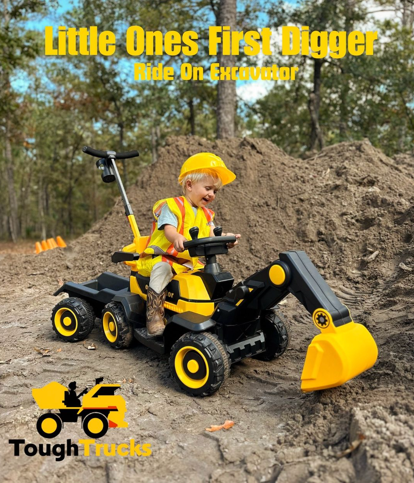 ride on excavator for kids