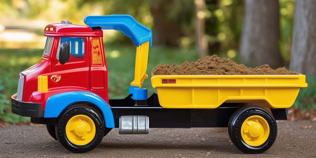 toy dump truck ride-on