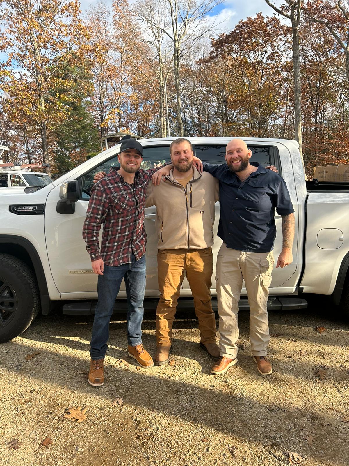 Our three founders in New Hampshire - Chris, Nick, Chris