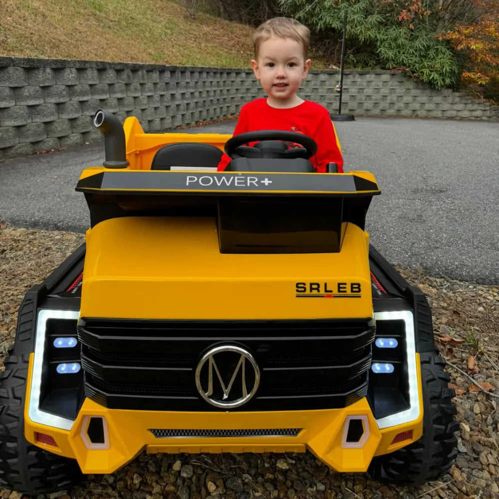 Big plastic trucks for toddlers online