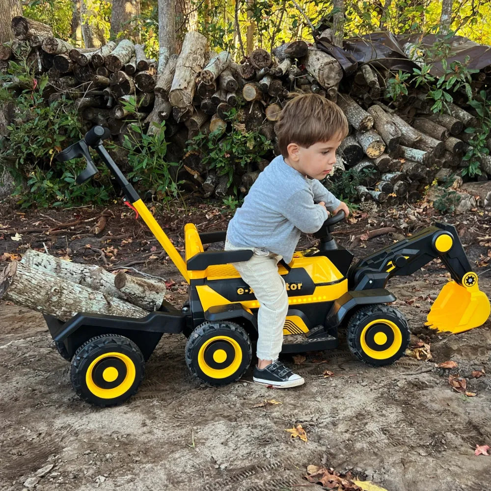 Childrens riding excavator on sale