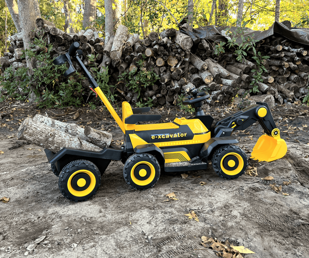 Little Ones First Digger Ride-On Excavator - Tough Trucks For Kids